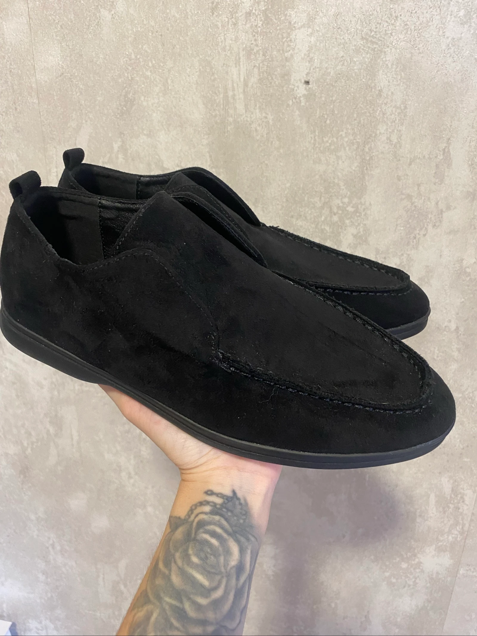 Mocasines negros mujer 